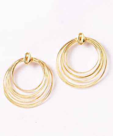 BINTU Boucles d'Oreilles : Élégance Suspendue de la Collection Lady Moona